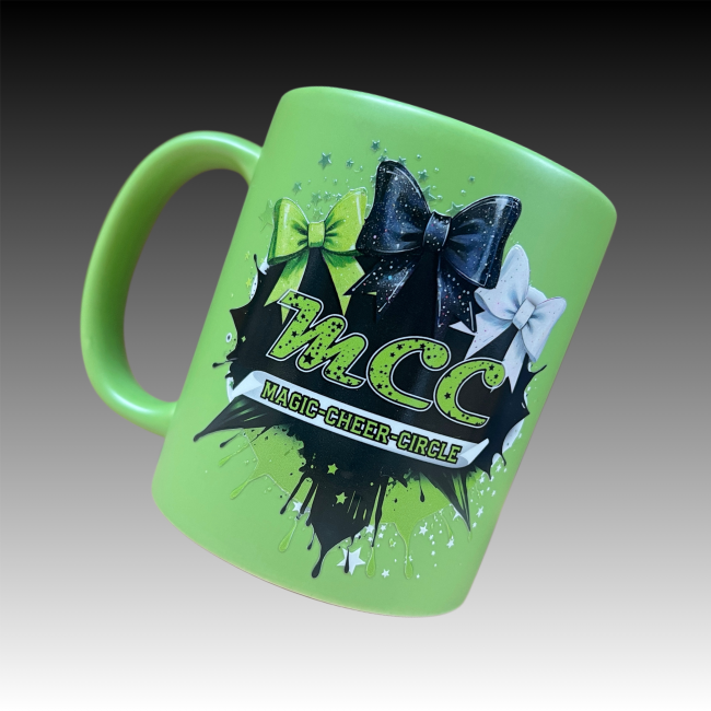 Tasse 330ml matt grün - MCC Design 3Bows